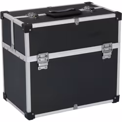Mantieni tutti i tuoi strumenti in ordine con questa valigetta portautensili in alluminio strutturato! Realizzata in legno, f ...