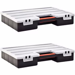 Questa scatola di assortimento, compresi i divisori regolabili, sarà un pratico aiuto nel tuo garage, officina e così via! Qu ...