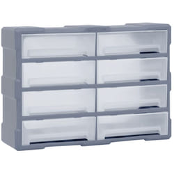Helloshop26 - Organizer multicassetti con 8 cassetti grandi 52 cm