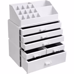 Materiale: acrilico Dimensioni complessive: 24 x 13,5 x 30 cm (L x P x A) Dimensioni del 1° piano: 22,5 x 13 x 8 cm (L x P x  ...