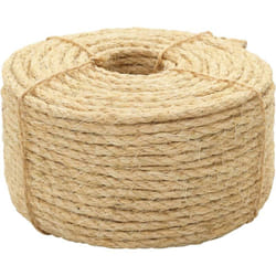 Corda in sisal spago da giardinaggio cordone corda ritorta corda di canapa ideale per agricoltura pesca spedizione 100% sisal 10 mm 50 m