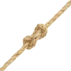 Helloshop26 - Corda in sisal spago da giardinaggio cordone corda ritorta corda di canapa ideale per agricoltura pesca spedizione 100% sisal 6 mm 500 m