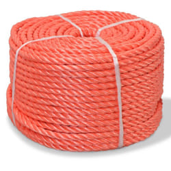 Corda intrecciata in polipropilene 12 mm 100 m arancione