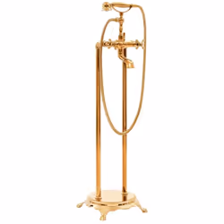 Goditi lo stile moderno e la funzionalità del rubinetto per vasca a piedistallo premium! Sarà la soluzione ideale per un'espe ...