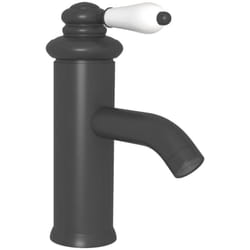 Helloshop26 - Rubinetto Lavabo Bagno Rubinetto Lavabo Miscelatore Bagno Miscelatore Camera Acqua Casa Interno 18 cm Grigio