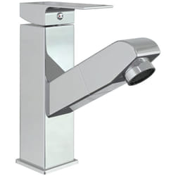 Rubinetto per lavabo estraibile Rubinetto per lavabo Rubinetto per lavabo Rubinetto per bagno Finitura interna Cromo da 6,7 pollici