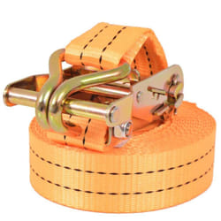 Helloshop26 - Cinghia di ancoraggio a cricchetto 10 pezzi 1 tonnellata 6 m x 38 mm arancione