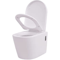Wc sospeso WC sospeso vaso da bagno in ceramica bianca