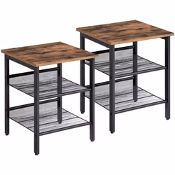 Caratteristiche: - Colore: Vassoio rustico, nero - Materiali: Truciolato, impiallacciatura di melammina - Dimensioni: 40 x 40 ...
