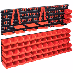 Descrizione Organizza il tuo garage, la tua stanza artigianale e il tuo laboratorio con questo kit di contenitori portaoggett ...