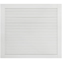 Porta persiana in legno massello di pino, porta dell'armadio, mensola, rivestimento per porta dell'armadio, guardaroba, paravento, bianco 39,5 x 49,4