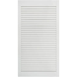 Porta a persiana 99,3 x 39,4 cm in legno massello di pino bianco
