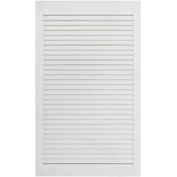 Helloshop26 - Porta a persiana 99,3 x 49,4 cm in legno massello di pino bianco
