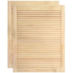 Helloshop26 - Ante a persiana 2 pezzi 69 x 49,4 cm in legno di pino massiccio