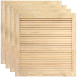 Ante a persiana 4 pz. Legno di pino massiccio 61,5x59,4 cm