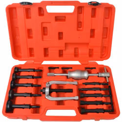 Questo kit di estrattori per cuscinetti con inserti da 16 pezzi può essere utilizzato per estrarre boccole pilota, cuscinetti ...