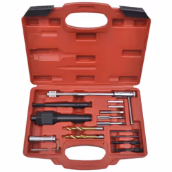 Questo set per la rimozione delle candelette sarà ideale per rimuovere le candelette (8 mm e 10 mm) dalla testata del cilindr ...