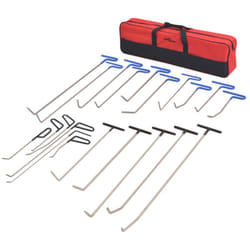 Helloshop26 - Kit per la rimozione di ammaccature senza vernice 21 pezzi Attrezzi per officina per garage in acciaio inossidabile