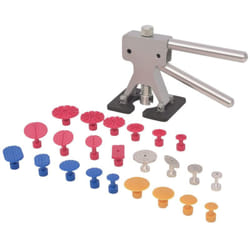 Helloshop26 - Kit per la rimozione di ammaccature senza vernice Estrattore per ammaccature in acciaio inossidabile da 21 pezzi