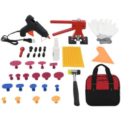 Helloshop26 - 45 pezzi Kit per la rimozione di ammaccature senza vernice Strumento di riparazione della carrozzeria Estrattore di ammaccature Pistola