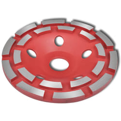 Helloshop26 - Mola a disco diamantato Disco abrasivo in carburo per smerigliatrice per cemento da 180 mm