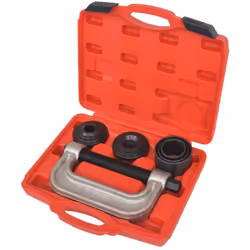 Questo kit di attrezzi 3 in 1 per giunto sferico con telaio a C è eccellente per rimuovere e installare parti a pressione com ...