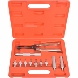 Questo kit di rimozione/installazione della guarnizione dello stelo della valvola è adatto per professionisti e utenti fai-da ...