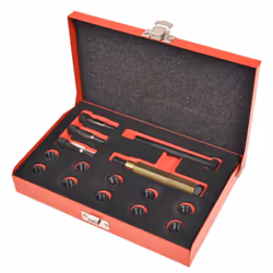 Questo set professionale da 15 pezzi è stato progettato per riparare le filettature delle candelette danneggiate o usurate. I ...