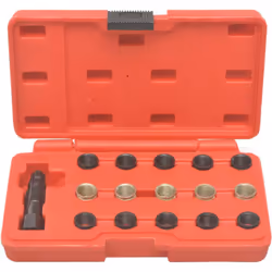 Il nostro kit di strumenti per la riparazione della filettatura delle candele da 16 pezzi ti aiuterà sicuramente a riparare l ...