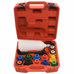 Questo kit riempimento olio motore da 16 pezzi, realizzato in nylon di qualità, è ideale per riempire rapidamente il serbatoi ...