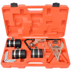 Questo kit di attrezzi per la manutenzione delle fasce elastiche da 11 pezzi è abbastanza resistente da resistere all'uso pro ...
