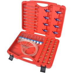 Helloshop26 - Kit misuratore di portata diesel e adattatore common rail Kit tester carburante accessorio iniettore 8 cilindri per autoveicolo