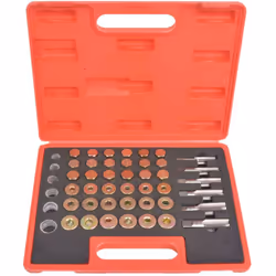 Questo kit completo di riparazione della filettatura del tappo di scarico dell'olio, composto da sei rubinetti, tappi di scar ...