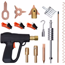 Con il nostro kit saldatore levabolli, le ammaccature della carrozzeria possono essere riparate in modo efficace. È il set di ...