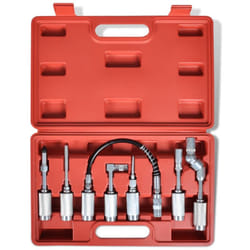 Helloshop26 - Kit adattatore per pistola per grasso da 7 pezzi Strumenti per officina automatica