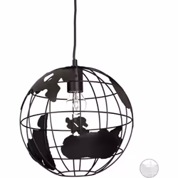 Dettagli sulla sospensione del globo Globo terrestre alto 31 cm Diametro del globo: 30 cm circa. Sospensione: diametro 10 cm  ...