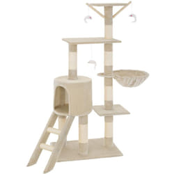 Tiragraffi per gatti 142 cm beige