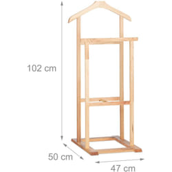 Helloshop26 - Servomuto stendibiancheria da 102 cm in legno