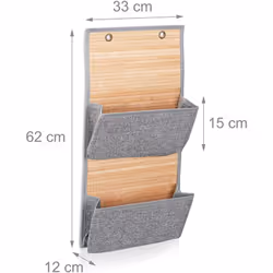 Organizer da bagno Dimensioni M AxLxP: 62 x 33 x 12 cm Peso: 0,7 kg Scomparti: 2 Dimensioni scomparto: 15 x 31 x 11 cm (AxLxP ...