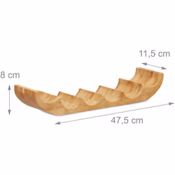 Dettagli del ripiano per bottiglie • Dimensioni totali A x L x P: 8 x 47,5 x 11,5 cm • Per 6 bottiglie • Peso: ca. 1 kg • Mat ...