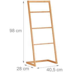 Porta asciugamani da terra 98 cm bambù