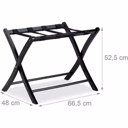 Dettagli sul supporto per valigia - Dimensioni aperta A x L x P: ca. 52,5 x 66,5 x 48 cm - Dimensioni piegato A x L x P: ca.  ...