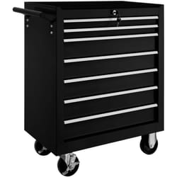 Carrello da officina 7 cassetti neri