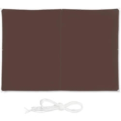 Vela ombreggiante rettangolare 2 x 3 m marrone