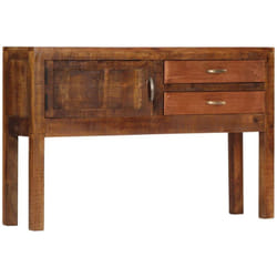 Credenza credenza consolle mobile contenitore 118 cm in legno massello di mango
