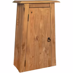 Questo pensile in stile retrò aggiungerà un tocco di fascino rustico al vostro bagno. Il mobile robusto e durevole è stato re ...