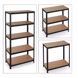 Ripiano portaoggetti resistente - Dimensioni AxLxP: ca. 180 x 90 x 45 cm - Capacità di carico: ca. 1325 kg - Capacità di cari ...