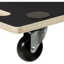 Carrello da trasporto con freni, base rotante, freni, rotelle del carrello