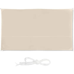 Vela ombreggiante rettangolare 2 x 4 m beige