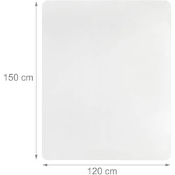 Tappetino trasparente salvapavimento per ufficio 120 x 150 cm